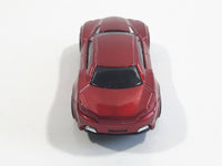 2014 Hot Wheels HW City: HW City Works Ryura LX Metalflake Dark Red Die Cast Toy Car Vehicle