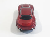 2014 Hot Wheels HW City: HW City Works Ryura LX Metalflake Dark Red Die Cast Toy Car Vehicle