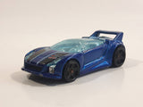 2013 Hot Wheels HW City - Night Burnerz Quick N' Sik Metalflake Blue Die Cast Toy Car Vehicle