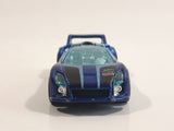 2013 Hot Wheels HW City - Night Burnerz Quick N' Sik Metalflake Blue Die Cast Toy Car Vehicle