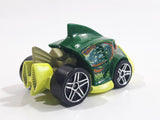 2011 Hot Wheels Creature Cars Piranha Terror Dark Green Die Cast Toy Car Vehicle