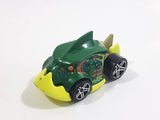 2011 Hot Wheels Creature Cars Piranha Terror Dark Green Die Cast Toy Car Vehicle