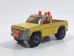 Vintage 1980 Hot Wheels Super Scraper Snow Plow Truck Yellow Die Cast Toy Car Vehicle