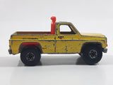 Vintage 1980 Hot Wheels Super Scraper Snow Plow Truck Yellow Die Cast Toy Car Vehicle