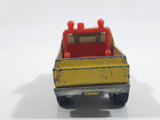 Vintage 1980 Hot Wheels Super Scraper Snow Plow Truck Yellow Die Cast Toy Car Vehicle