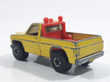 Vintage 1980 Hot Wheels Super Scraper Snow Plow Truck Yellow Die Cast Toy Car Vehicle