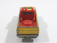 Vintage 1980 Hot Wheels Super Scraper Snow Plow Truck Yellow Die Cast Toy Car Vehicle