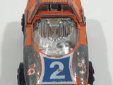 Vintage PlayArt Alfa Romeo P33 #2 Orange Die Cast Toy Car Vehicle Made in Hong Kong