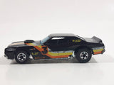 Vintage 1979 Hot Wheels Torino Stocker Black Die Cast Toy Car Vehicle