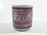 Novelty Collectible "This Coffee Is Worth" $1000 Canadian Bill Currency Cash Money Ceramic Coffee Mug