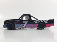 1995 Racing Champions Limited Edition 1 of 5,000 NASCAR Super Truck Ford F-150 #7 Geoff Bodine Exide Batteries Tanya Tucker's Salsa Black 1/24 Scale Die Cast Coin Bank with Key