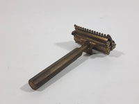 Antique 1920s VALET Auto Strop Safety Razor Gold Plated in Metal Case Made in Canada