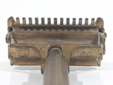 Antique 1920s VALET Auto Strop Safety Razor Gold Plated in Metal Case Made in Canada