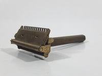 Antique 1920s VALET Auto Strop Safety Razor Gold Plated in Metal Case Made in Canada