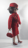 Vintage Jackie O 18" Tall Porcelain Doll with Stand