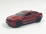 2013 Hot Wheels HW Showroom Asphalt Assault '09 Cadillac CTS-V Metallic Maroon Die Cast Toy Luxury Car Vehicle