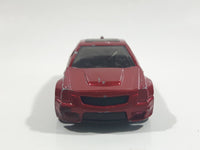 2013 Hot Wheels HW Showroom Asphalt Assault '09 Cadillac CTS-V Metallic Maroon Die Cast Toy Luxury Car Vehicle