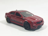 2013 Hot Wheels HW Showroom Asphalt Assault '09 Cadillac CTS-V Metallic Maroon Die Cast Toy Luxury Car Vehicle