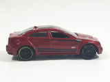 2013 Hot Wheels HW Showroom Asphalt Assault '09 Cadillac CTS-V Metallic Maroon Die Cast Toy Luxury Car Vehicle