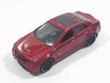 2013 Hot Wheels HW Showroom Asphalt Assault '09 Cadillac CTS-V Metallic Maroon Die Cast Toy Luxury Car Vehicle