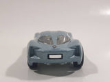 2010 Hot Wheels 2009 Corvette StingRay Concept Metallic Steel Blue Die Cast Toy Car Vehicle