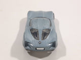 2010 Hot Wheels 2009 Corvette StingRay Concept Metallic Steel Blue Die Cast Toy Car Vehicle