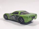 2002 Hot Wheels Octoblast '97 Corvette Metalflake Green Die Cast Toy Car Vehicle