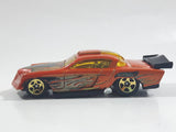 2002 Hot Wheels Octoblast At-A-Tude Metallic Orange Die Cast Toy Car Vehicle