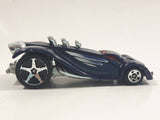 2004 Hot Wheels Grandy Lusion Metalflake Dark Blue Die Cast Toy Car Vehicle