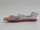 2005 Hot Wheels Final Run Hydroplane White Die Cast Toy Speed Boat Vehicle