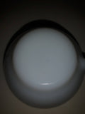 Set of 2 Vintage Arcopal Pears and Grapes Milk Glass Cups