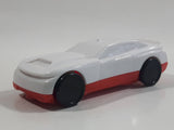 2019 Hot Wheels D-Muscle White and Red Plastic Body Die Cast Toy Car Vehicle McDonald's Happy Meal