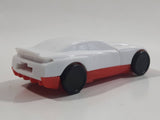 2019 Hot Wheels D-Muscle White and Red Plastic Body Die Cast Toy Car Vehicle McDonald's Happy Meal