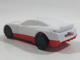 2019 Hot Wheels D-Muscle White and Red Plastic Body Die Cast Toy Car Vehicle McDonald's Happy Meal