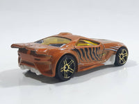 2013 Hot Wheels Street Beasts Scorcher Metallic Orange Die Cast Toy Car Vehicle