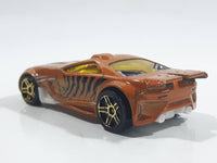 2013 Hot Wheels Street Beasts Scorcher Metallic Orange Die Cast Toy Car Vehicle