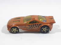 2013 Hot Wheels Street Beasts Scorcher Metallic Orange Die Cast Toy Car Vehicle