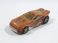 2013 Hot Wheels Street Beasts Scorcher Metallic Orange Die Cast Toy Car Vehicle