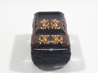 2005 Hot Wheels Heat Fleet II Chevy Avalanche (Blings) Brown Die Cast Toy Car Vehicle