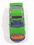 1997 Hot Wheels Heat Fleet Police Cruiser Green Die Cast Toy Emergency Response Cop Vehicle