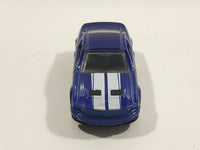 2010 Hot Wheels Faster Than Ever '07 Shelby GT500 Dark Blue Die Cast Toy Muscle Car Vehicle