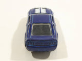 2010 Hot Wheels Faster Than Ever '07 Shelby GT500 Dark Blue Die Cast Toy Muscle Car Vehicle