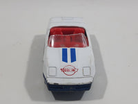 Maisto Turbo Tread Chevrolet Corvette Convertible White Die Cast Toy Car Vehicle