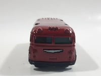 2005 Hot Wheels Red Lines Surfin' School Bus Metalflake Red Die Cast Toy Car Vehicle