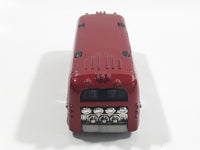 2005 Hot Wheels Red Lines Surfin' School Bus Metalflake Red Die Cast Toy Car Vehicle