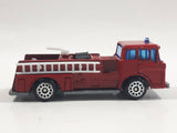 Vintage Zylmex p337 Fire Engine Ford Cab Truck Red Die Cast Toy Car Vehicle
