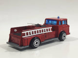 Vintage Zylmex p337 Fire Engine Ford Cab Truck Red Die Cast Toy Car Vehicle