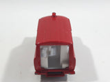 Vintage 1977 Zylmex P335 Fire Fighting Ford Van Red Die Cast Toy Car Vehicle Missing the Rear Cargo Door