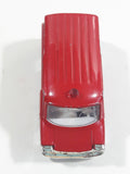 Vintage 1977 Zylmex P335 Fire Fighting Ford Van Red Die Cast Toy Car Vehicle Missing the Rear Cargo Door