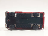 Vintage 1977 Zylmex P335 Fire Fighting Ford Van Red Die Cast Toy Car Vehicle Missing the Rear Cargo Door